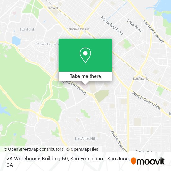 VA Warehouse Building 50 map