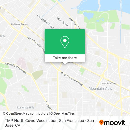 Mapa de TMP North Covid Vaccination