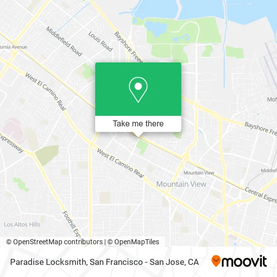 Mapa de Paradise Locksmith