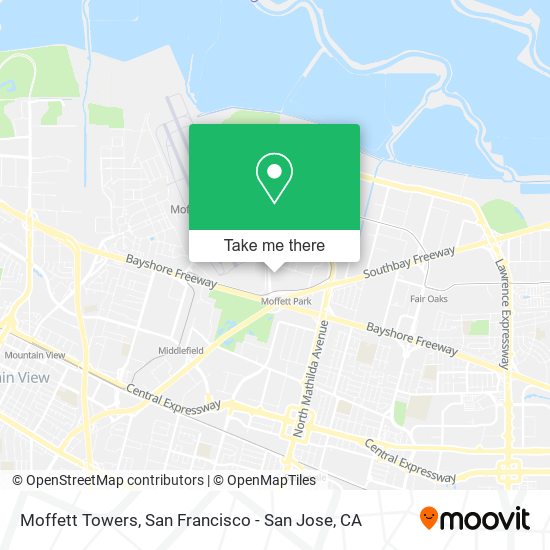 Mapa de Moffett Towers