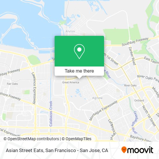 Asian Street Eats map