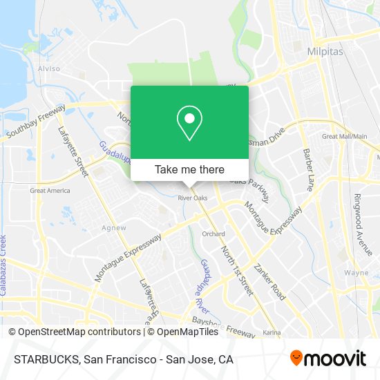 STARBUCKS map