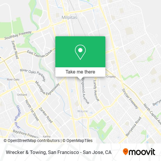 Mapa de Wrecker & Towing