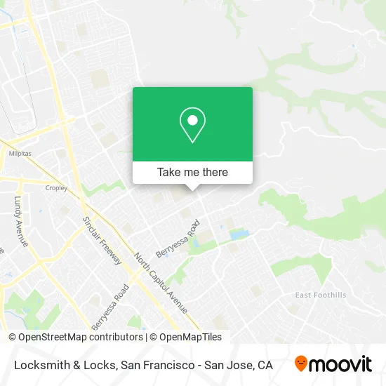 Locksmith & Locks map