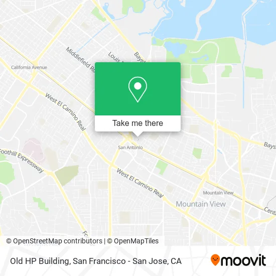 Mapa de Old HP Building