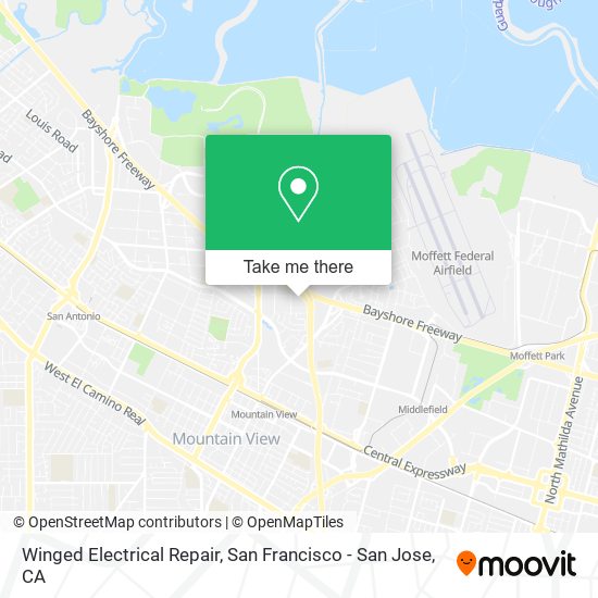 Mapa de Winged Electrical Repair