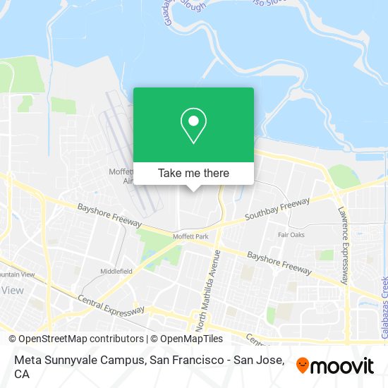 Meta Sunnyvale Campus map