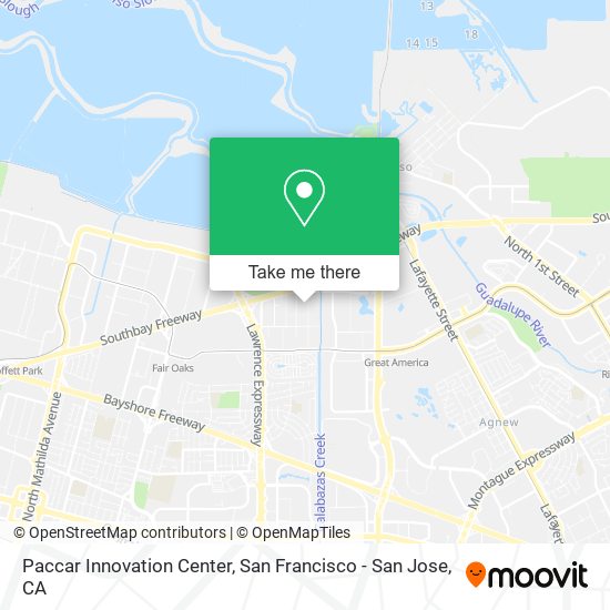 Mapa de Paccar Innovation Center