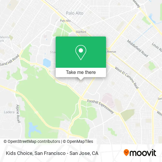 Mapa de Kids Choice