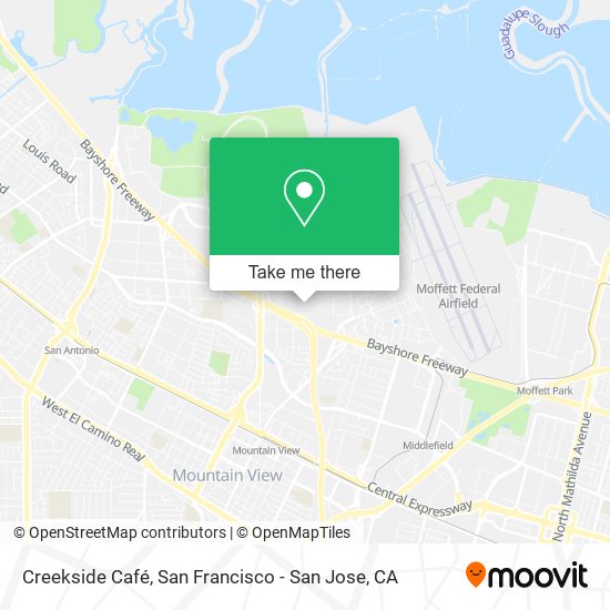 Mapa de Creekside Café