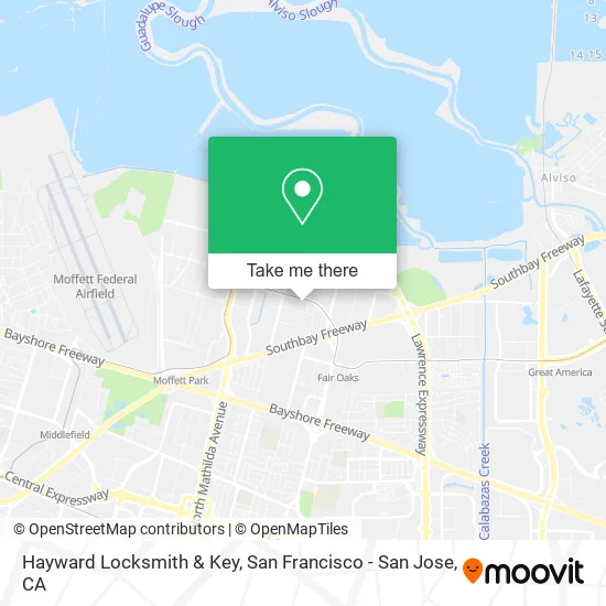 Mapa de Hayward Locksmith & Key