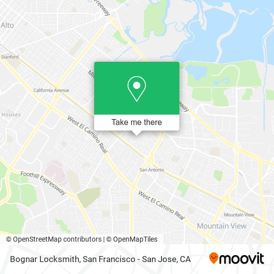 Mapa de Bognar Locksmith