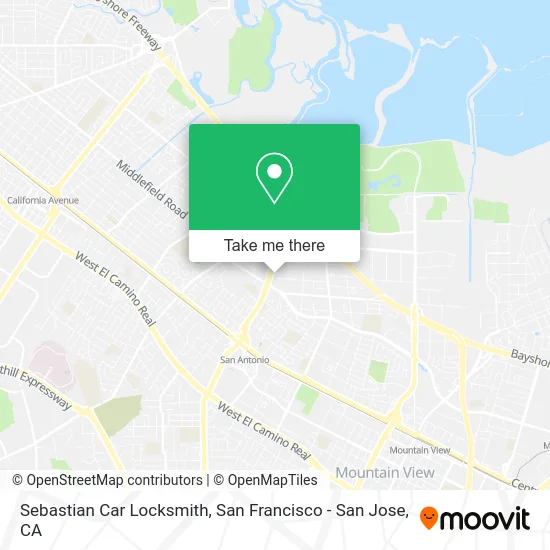 Sebastian Car Locksmith map