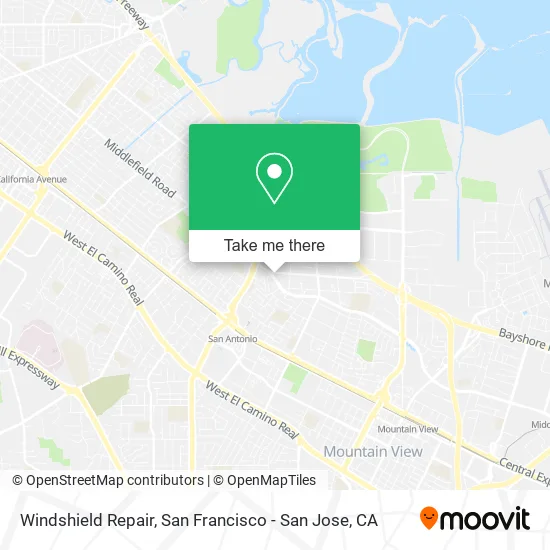 Mapa de Windshield Repair