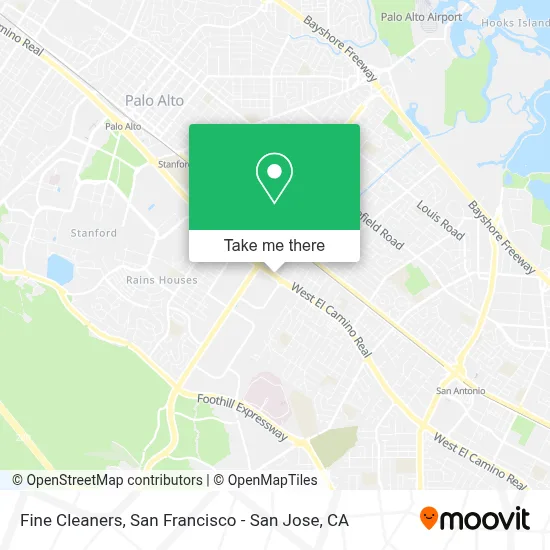 Fine Cleaners map