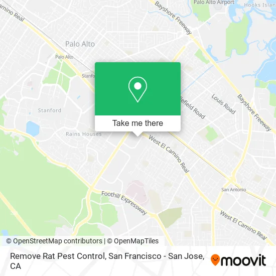 Mapa de Remove Rat Pest Control