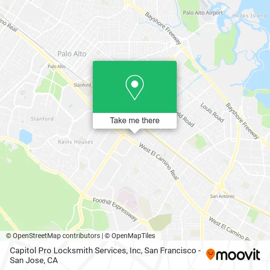Mapa de Capitol Pro Locksmith Services, Inc