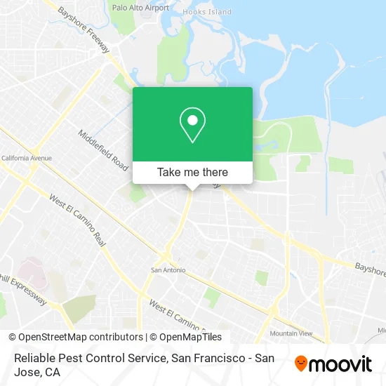 Mapa de Reliable Pest Control Service