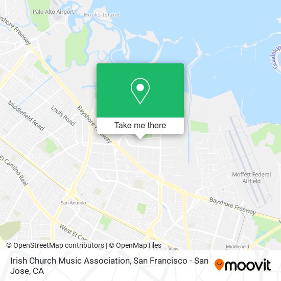 Mapa de Irish Church Music Association