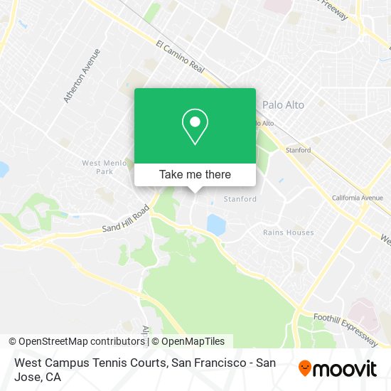 Mapa de West Campus Tennis Courts