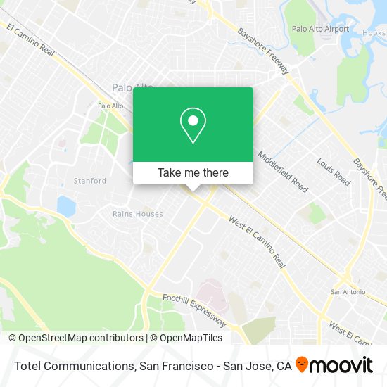 Totel Communications map