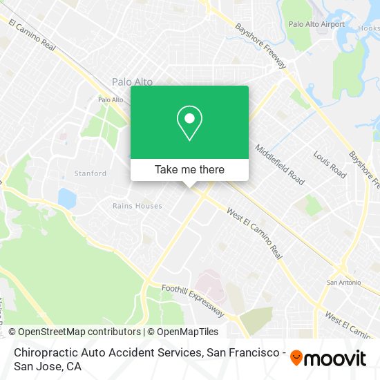 Mapa de Chiropractic Auto Accident Services
