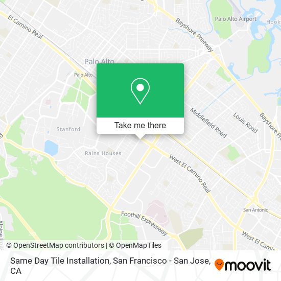 Mapa de Same Day Tile Installation
