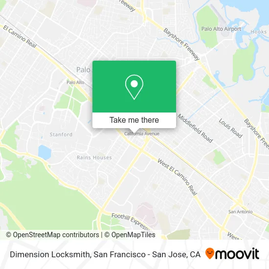 Dimension Locksmith map