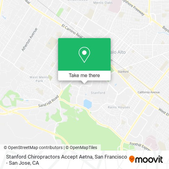 Mapa de Stanford Chiropractors Accept Aetna