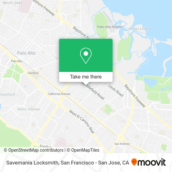 Savemania Locksmith map