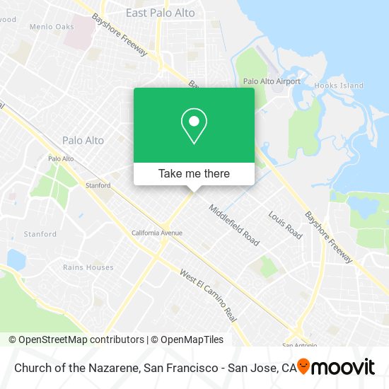 Mapa de Church of the Nazarene