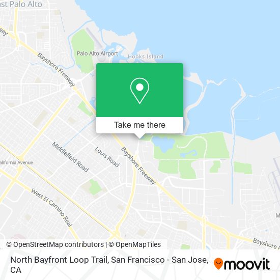 North Bayfront Loop Trail map