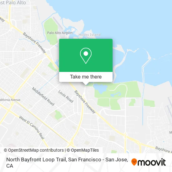 Mapa de North Bayfront Loop Trail