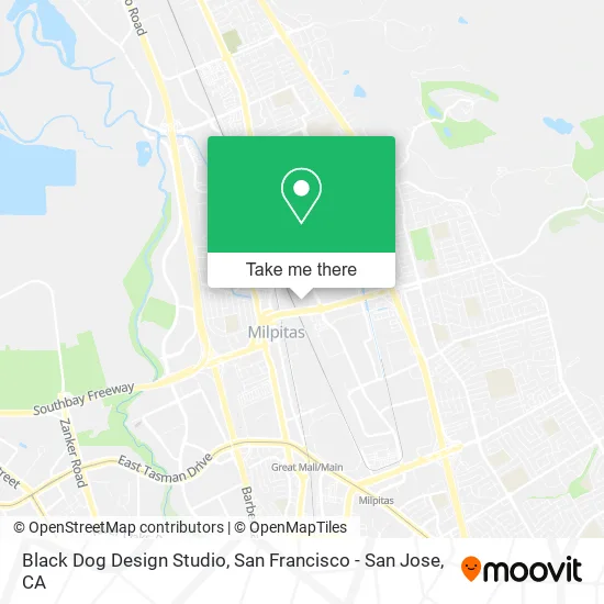 Mapa de Black Dog Design Studio