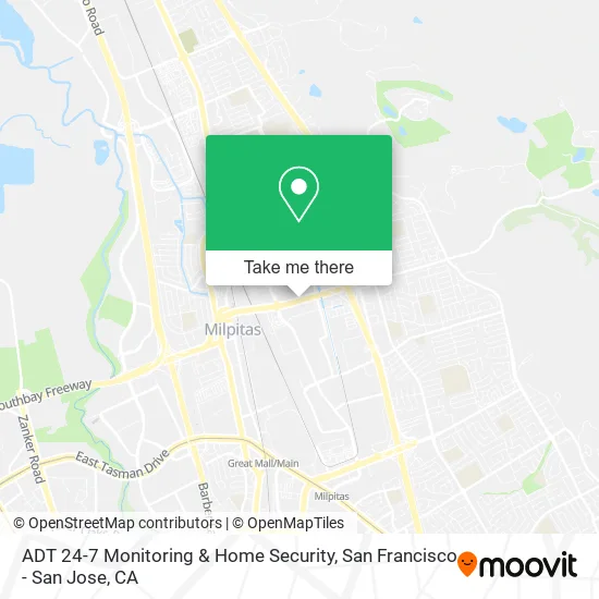 ADT 24-7 Monitoring & Home Security map