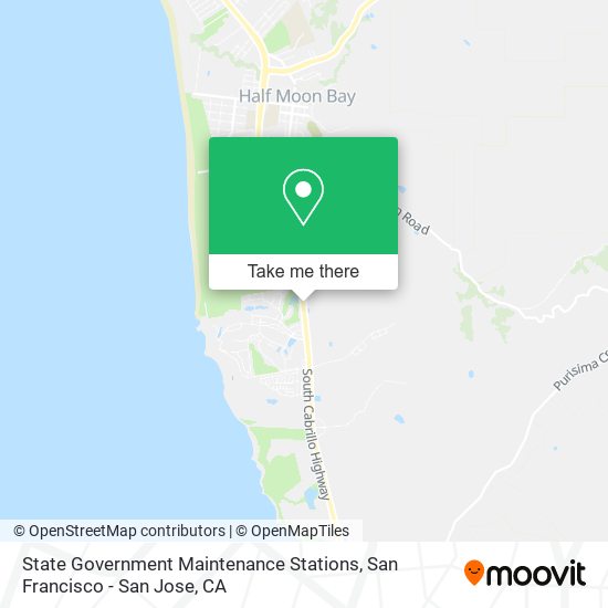State Government Maintenance Stations map