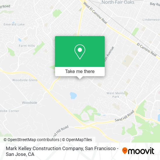 Mark Kelley Construction Company map