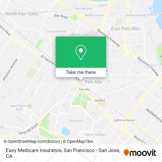 Mapa de Easy Medicare Insurance
