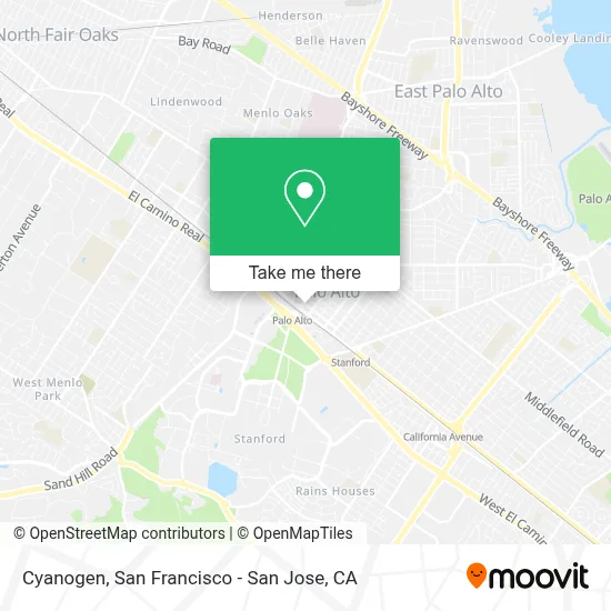 Cyanogen map