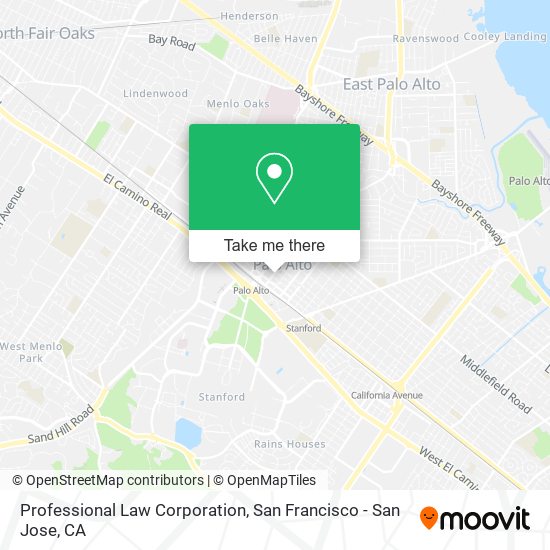 Professional Law Corporation map
