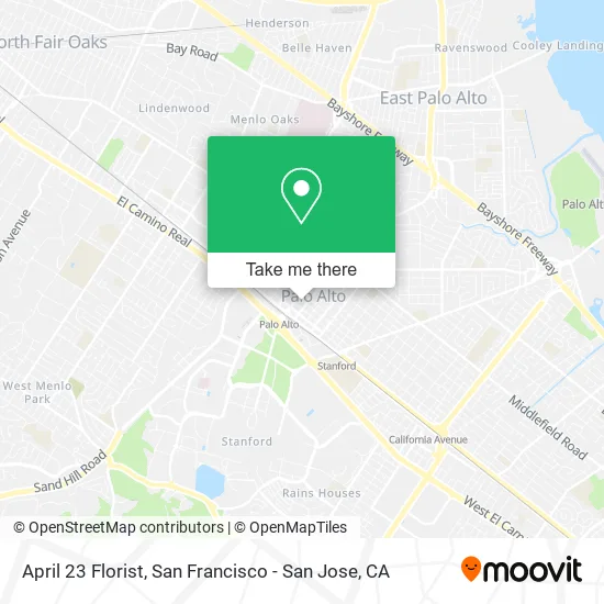 Mapa de April 23 Florist