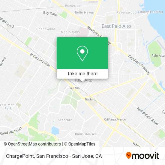 ChargePoint map