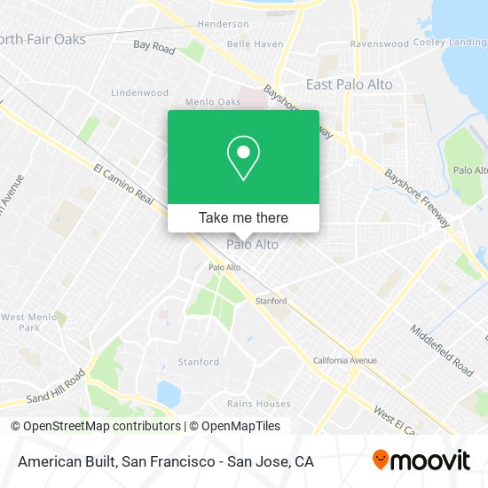 Mapa de American Built