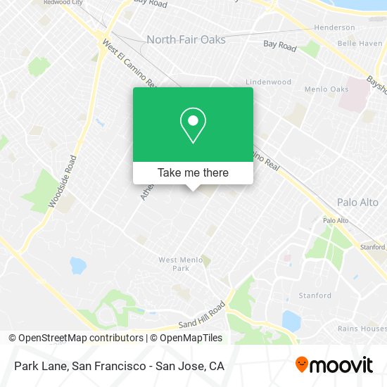 Mapa de Park Lane