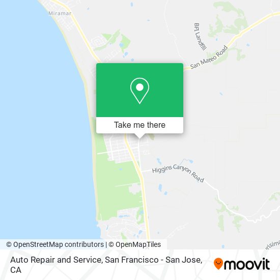 Auto Repair and Service map