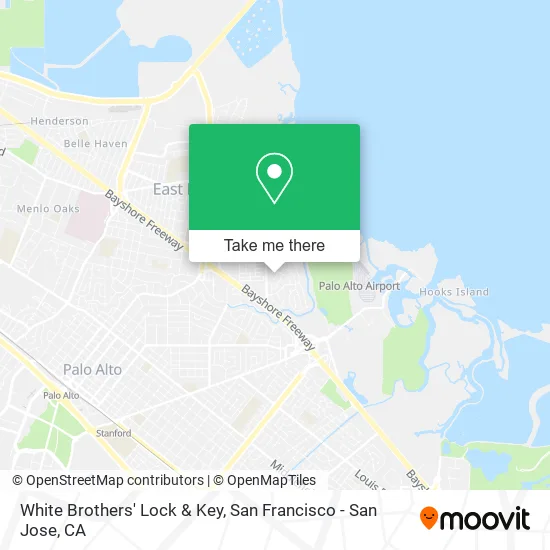 White Brothers' Lock & Key map