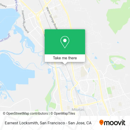 Earnest Locksmith map