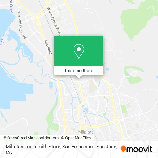 Milpitas Locksmith Store map