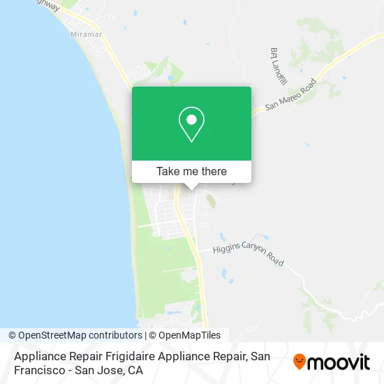 Appliance Repair Frigidaire Appliance Repair map