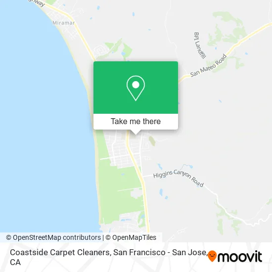 Mapa de Coastside Carpet Cleaners